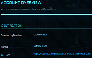 Gestion du Community Moniker et du Handle dans Star Citizen Gestion du Community Moniker et du Handle dans Star Citizen